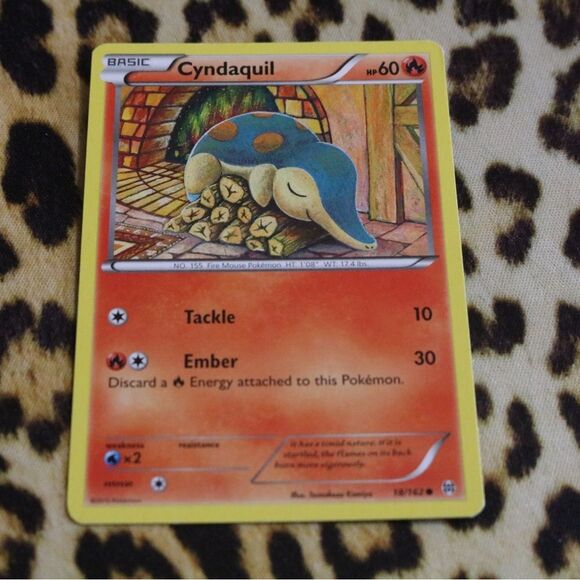 Cyndaquil 18/162 Pokemon Card - Picture 1 of 1